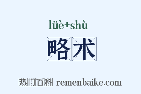 略术是什么意思的图片